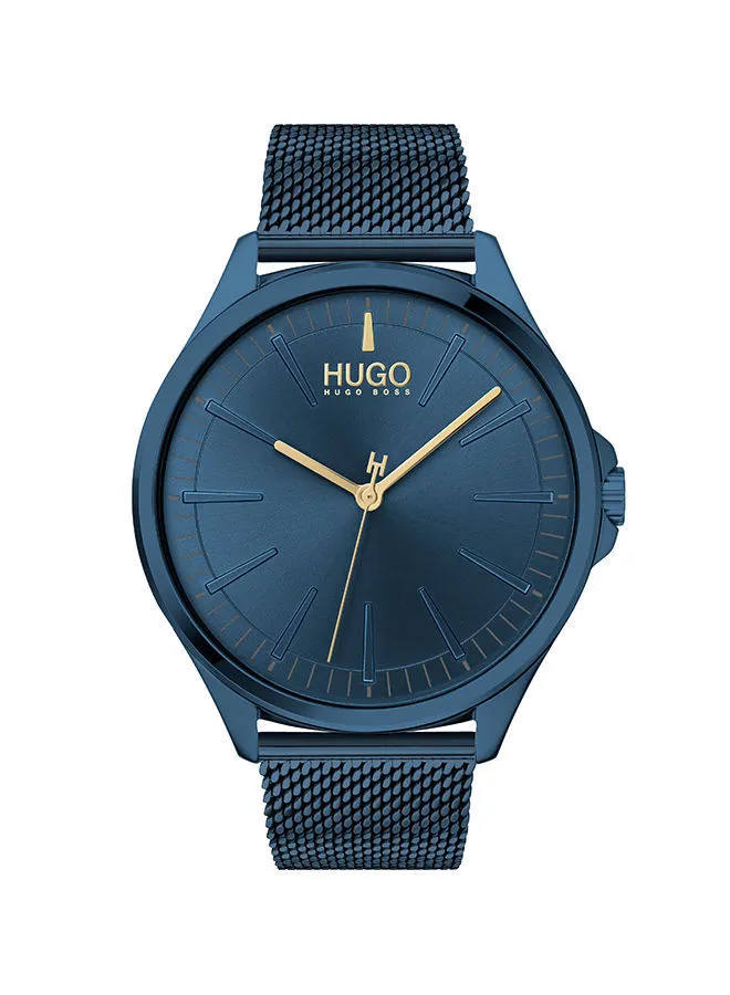 HUGO BOSS Men's #Smach Blue Dial Watch- 1530136