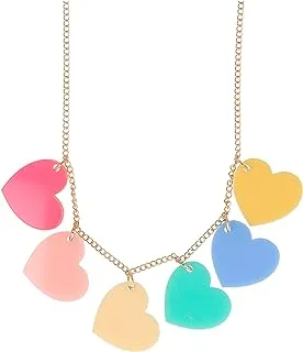 Meri Meri Rainbow Hearts Necklace