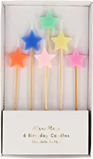Meri Meri Mixed Star Candles (Pack of 6)