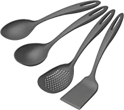 Tramontina 4 Piece Ability Kitchen Utensils Set – Apartment Essentials Accessories Cooking & Camping made for Pots and Pans Set, Home & kitchen, Graphite