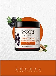 Biotinne Berry Acai Hair Mask for curly hair