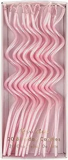 Meri Meri Pink Swirly Candles (Pack of 20)