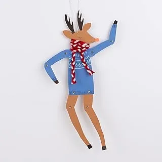 Meri Meri Reindeer Dancing Christmas Card (Pack of 1)