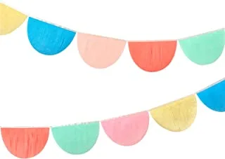 Meri Meri Rainbow Scallop Themed Party Garlands