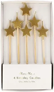 Meri Meri Gold Star Candles