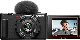 Sony ZV-1F Vlog Camera for Content Creators and Vloggers KSA Version With KSA Warranty Support - Black