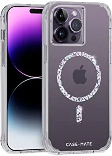 Case-Mate iPhone 14 Pro Max Case Clear Twinkle Diamond 10FT Drop Protection Compatible with MagSafe Magnetic Cover with Cute Bling Sparkle for iPhone 14 Pro Max 6.7