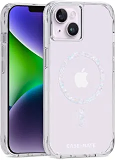 Case-Mate iPhone 14 Case Clear Twinkle Diamond 10FT Drop Protection Compatible with MagSafe Magnetic Cover with Cute Bling Sparkle for iPhone 14 6.1