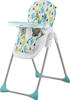 Evenflo Fava Compact High Chair 6m-36m, Blue and White