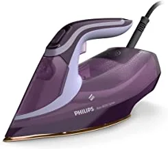 Philips Steam Iron Azur 8000 Series, 3000W, SteamGlide Elite soleplate, No Burns, Auto Shut-off - DST8021/36