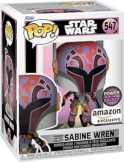 Funko Pop! (Exc) Pop! Star Wars: Power of the Galaxy- Sabine (Exc), Multicolor, One Size, 64929