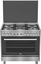 Home Queen 5 Stainless Steel Burners Gas Stove with Knob Control | Model No HQG96X with 2 Years Warranty