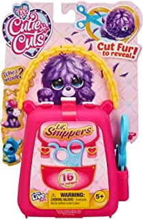 Scruff-a-Luvs 30319 Little Live Pets Cutie Cuts Lil Snippers: Surprise Plush Toy with Scissors and Comb: Cut the Fur and Reveal Your Surprise Plush Figure