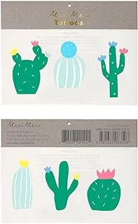 Meri Meri Cactus Tattoos Sheets 2 Pieces