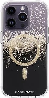 Case-Mate iPhone 14 Pro Max Case - Karat Onyx [10FT Drop Protection] [Compatible with MagSafe] Magnetic with Cute Bling Sparkle for iPhone 14 Pro Max 6.7