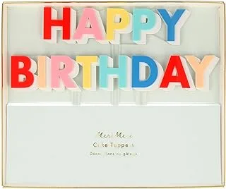 Meri Meri Happy Birthday Acrylic Cake Toppers