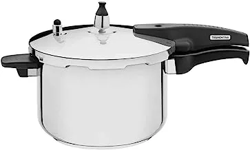 Tramontina Allegra 22cm 6L Stainless Steel Pressure Cooker with Tri-ply Bottom