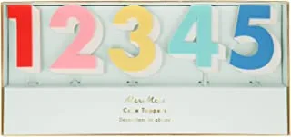 Meri Meri Rainbow Number Acrylic Toppers