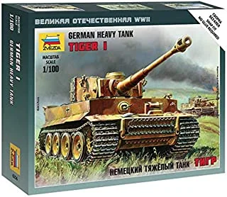 1/100 Zvezda # 6256 دبابة ألمانية ثقيلة Tiger I