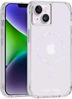 Case-Mate iPhone 14 Plus Case Clear Twinkle Diamond 10FT Drop Protection Compatible with MagSafe Magnetic Cover with Cute Bling Sparkle for iPhone 14 Plus 6.7