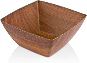 EVELIN XX-Large Square Bowl يقدم السلطانيات وعاء الأرز بالفواكه طبق تقديم الطعام حاوية الطعام أدوات مائدة المطبخ لتناول الطعام.
