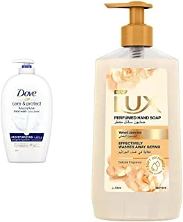 Dove Hand Wash Deeply Nourishing, 500ml & Lux Perfumed Hand Wash Velvet Touch, 500Ml