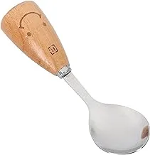 Royalford Table Spoon, Stainless Steel with Wooden Handle, RF10664 | Food Grade Spoon for Dessert, Dinner, Mixing, Cooking | Table Spoon for Home & Restaurant