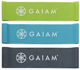 مجموعة Gaiam Restore Mini Band Kit - مجموعة من 3