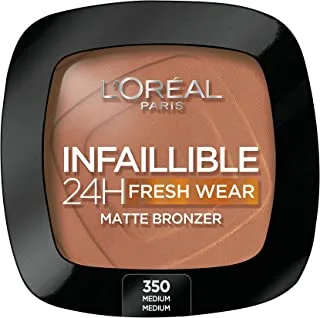 L'Oreal Paris, Infallible 24H Fresh Wear Bronzer, 350 Medium