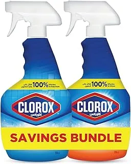 Clorox Kitchen Spray 750ml + Clorox Bathroom Spray 750ml Bundle