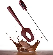 مقياس حرارة حلوى السيليكون الرقمي من SHOWAY مقياس حرارة احترافي متين للقلي العميق وقراءة فورية لقارئ درجة الحرارة ومحرك للطبخ في المطبخ وخبز الشواء والحلوى والشوكولاتة والصلصة
