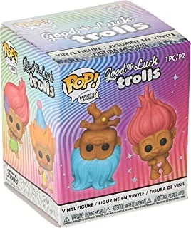 Funko Mystery Minis: Trolls Classic PDQ, One Random Mystery Action Figure Assorted Color - 46207, 1 Piece
