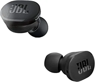 JBL Tune 130NCTWS True Wireless Noise Cancelling Earbuds, Pure Bass Sound, ANC + Smart Ambient, 4 Microphones, 40H of Battery, Water Resistant, Sweatproof, Comfortable Fit - Black, JBLT130NCTWSBLK