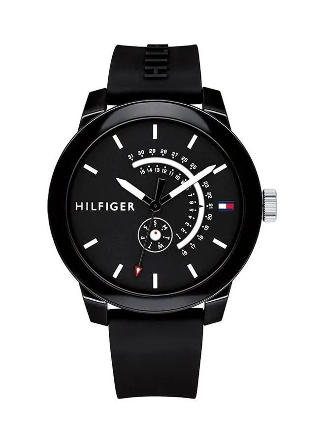 TOMMY HILFIGER Men's Silicone Analog Wrist Watch 1791483