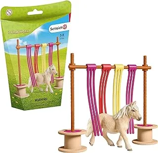 Schleich Pony Curtain Obstacle Playset, Multi-Colour, 42481