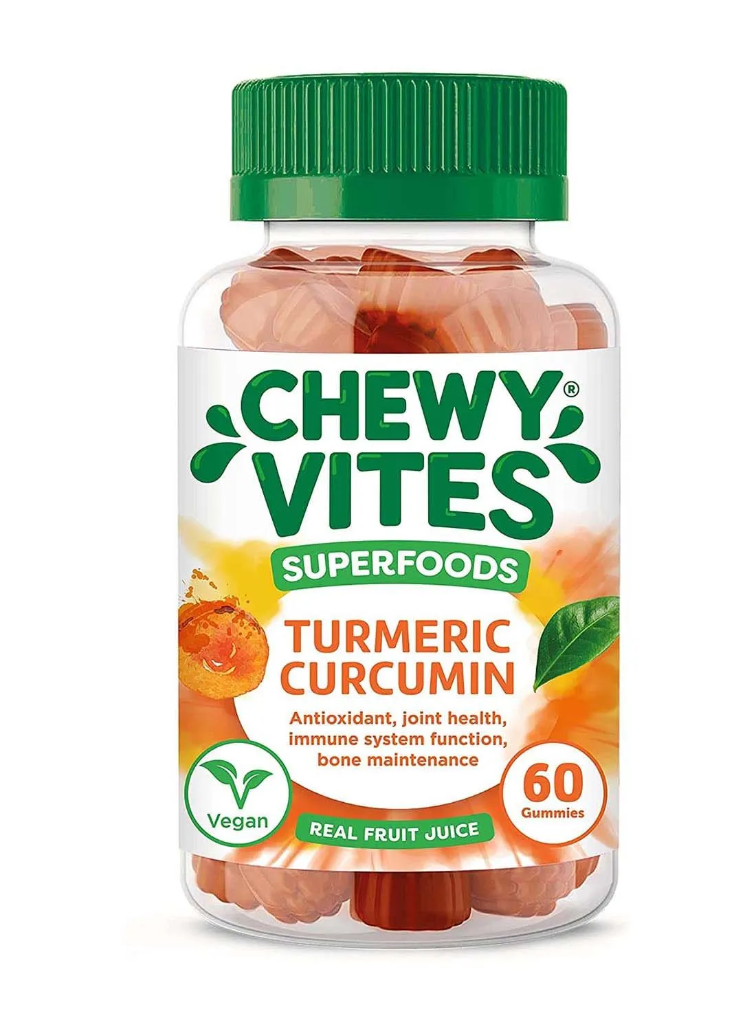 CHEWY VITES Chewy Vites Superfoods Turmeric Curcumin 60's