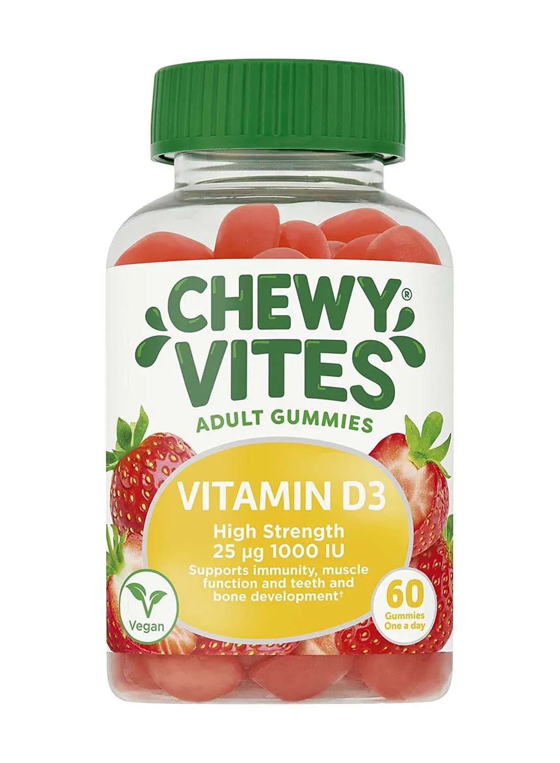 CHEWY VITES Chewy Vites Adults Vitamin D3 extra strength 60's