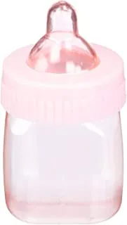 زجاجات أطفال قابلة للتعبئة باللون الوردي 6 قطع