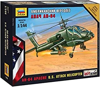 1/144 زفيزدا # 7408 مروحية هجومية أمريكية هيوز AH-64 أباتشي