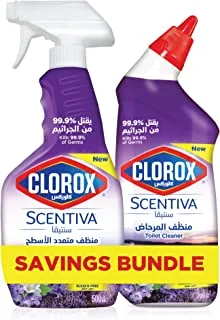 Clorox Scentiva Toilet Bowl Cleaner Bundle (709ml + 709 ml)