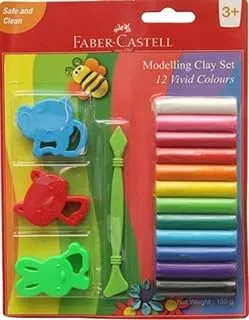 Faber-Castell 16-Piece Modelling Clay Set