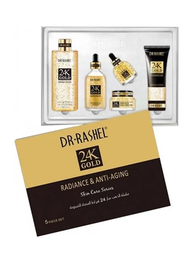 DR. RASHEL 5-Piece 24K Gold Radiance And Anti-Aging Skin Care Set