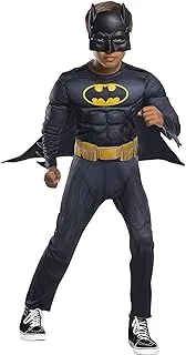 Boys Batman Costume with Mask (Large) Black