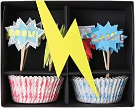 Meri Meri Superhero Zap Cupcake Kit, Multi