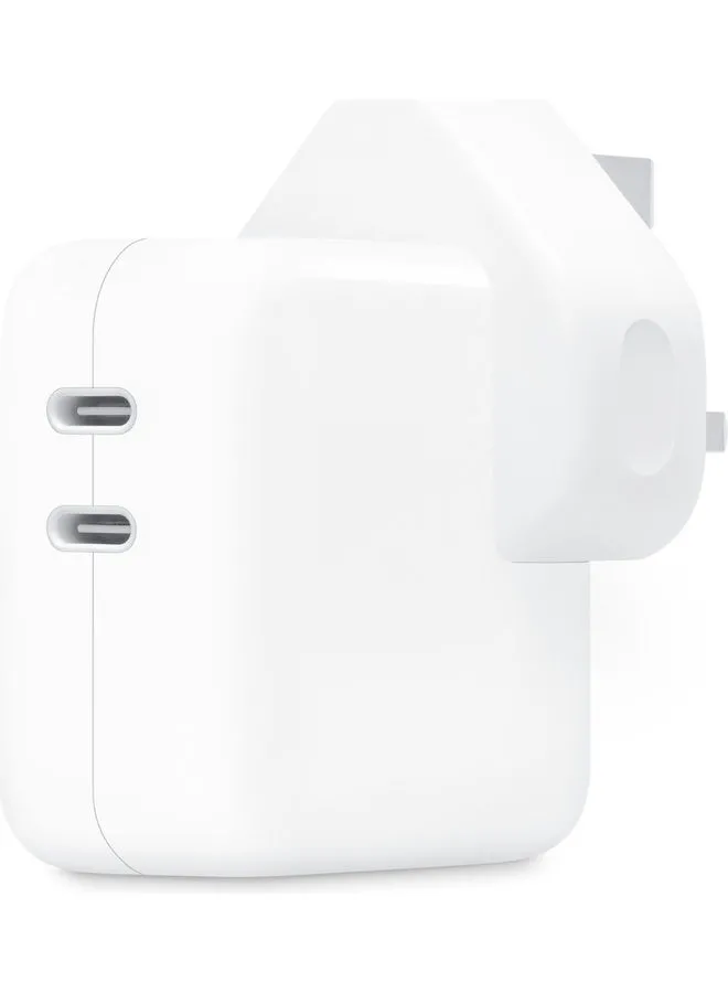 Apple 35W Dual USB-C Power Adapter For iPhone White