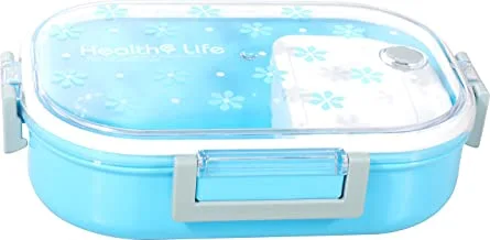 Delcasa 920ML Air Tight Lunch Box Leak-Proof & Airtight Lid Rectangular Food Storage Container Highly Durable, Non-Toxic -BPA Free, DC1415, multi color