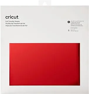 أوراق فويل كريكوت 30 × 30 سم 8 ورقات حمراء