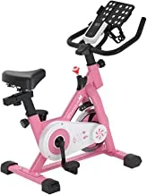 COOLBABY Children's Spinning Bike,Home Indoor Exercise Equipment,Fitness Indoor Cycling Exercise Bike,For Child,Mute,Pink