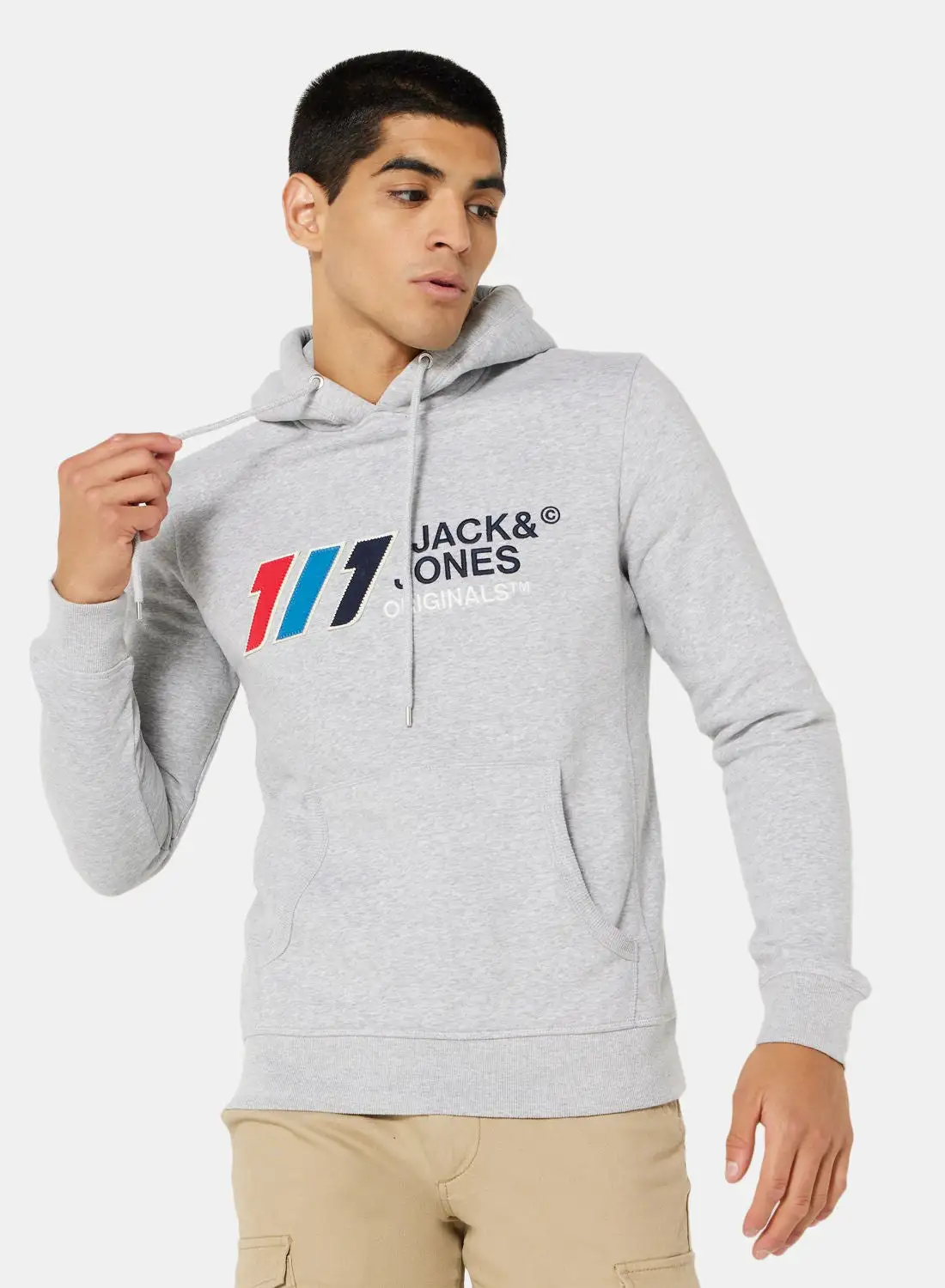 JACK & JONES Essential Logo Long Sleeve Hoodie