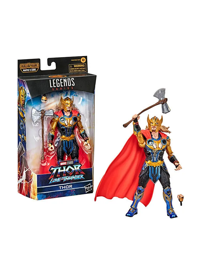 MARVEL Legends Series Thor- Love And Thunder Thor Action Figure 6-Inch Collectible Toy With 3 Accessories